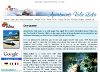 Apartments Vela Luka -  izrada web stranica - portfolio - designe-ERS.net